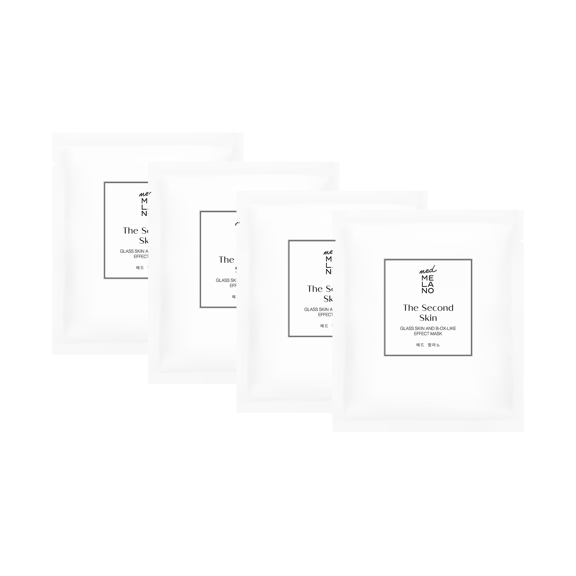 The Second Skin Glass Skin And B-OX-Like Effect Mask 1,2 oz/34 g - 4 sztuki