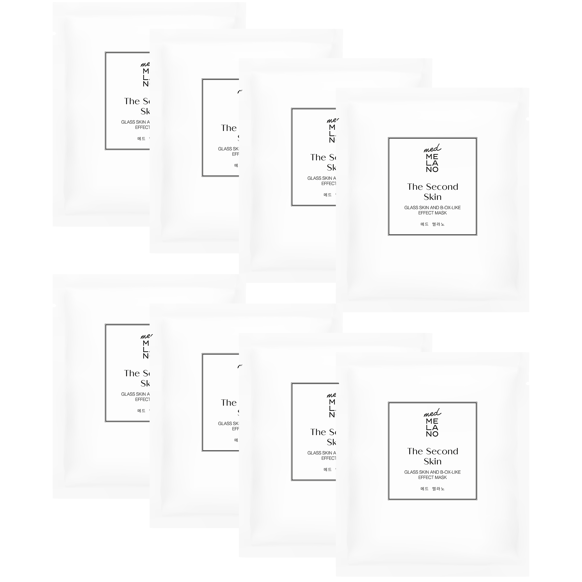 The Second Skin Glass Skin And B-OX-Like Effect Mask 1,2 oz/34 g - 8 sztuk